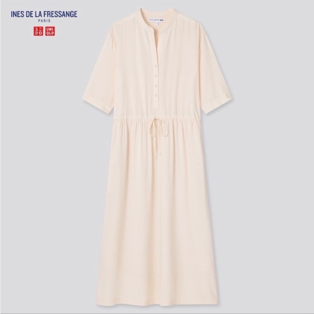 Limited Edition Uniqlo x Ines De La Fressange Paris Midi Dress
